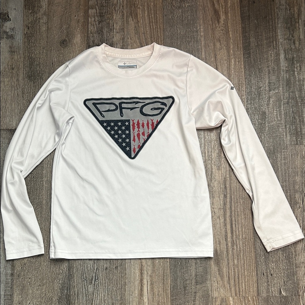 DFG Kids Long Sleeve Tee in White